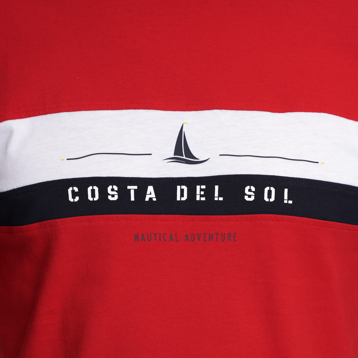 Herren T-Shirt mit Farbteiler