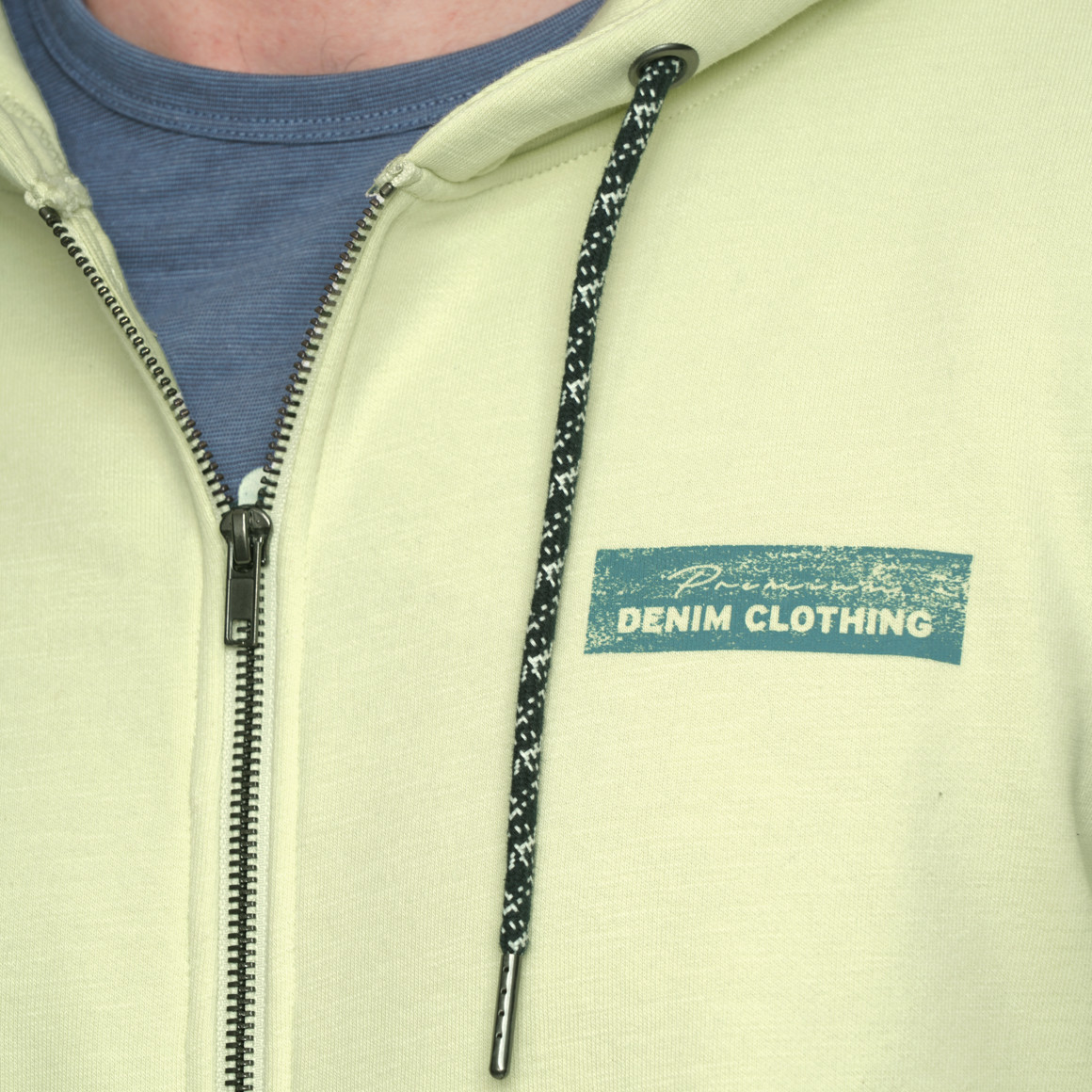 Herren Sweatjacke mit Flammgarn