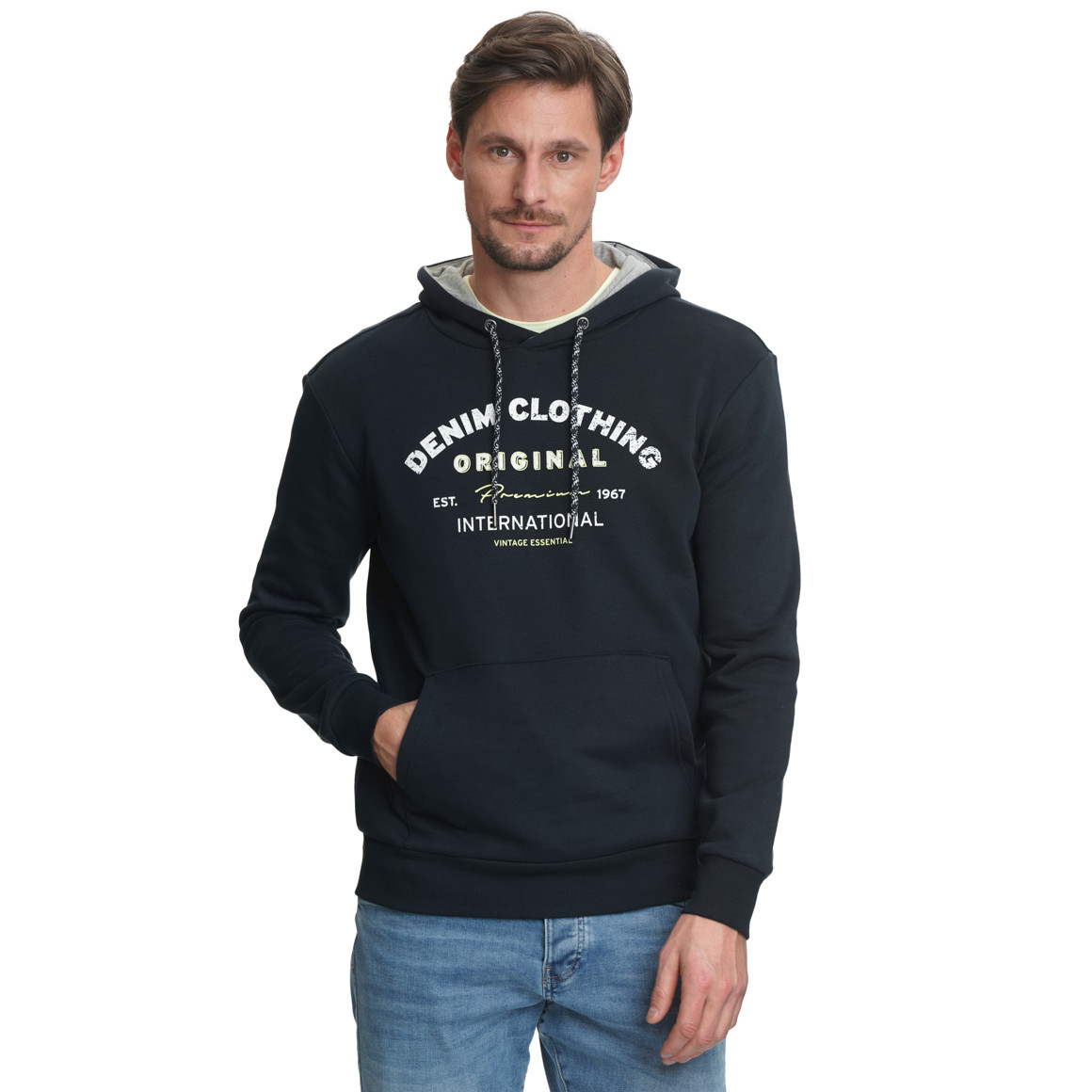 Hoodie voor heren met print