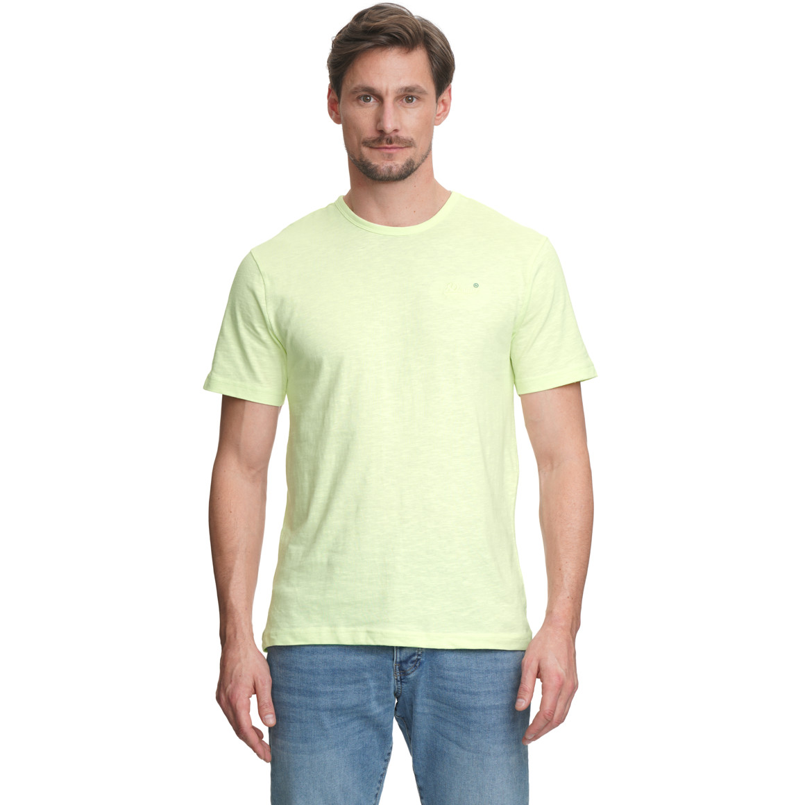 T-shirt voor heren met vlammengaren