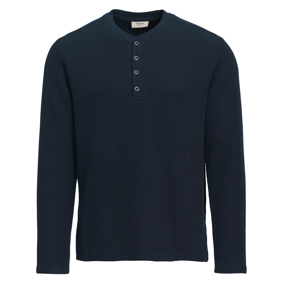 Herren Langarmshirt mit Struktur