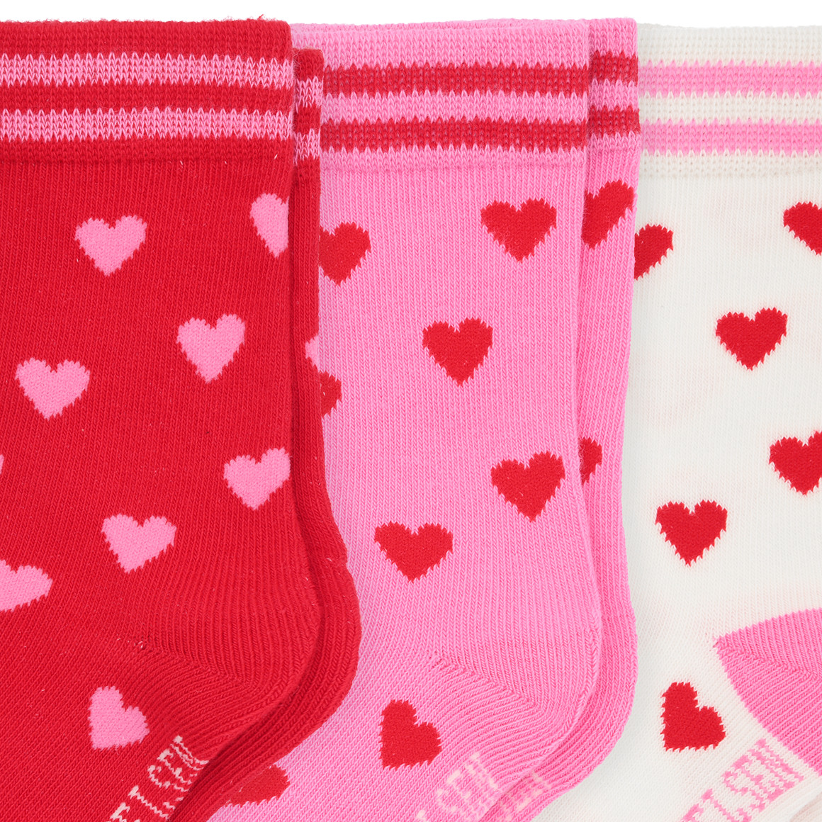 3 Paar Mädchen Socken mit Bio-Baumwolle