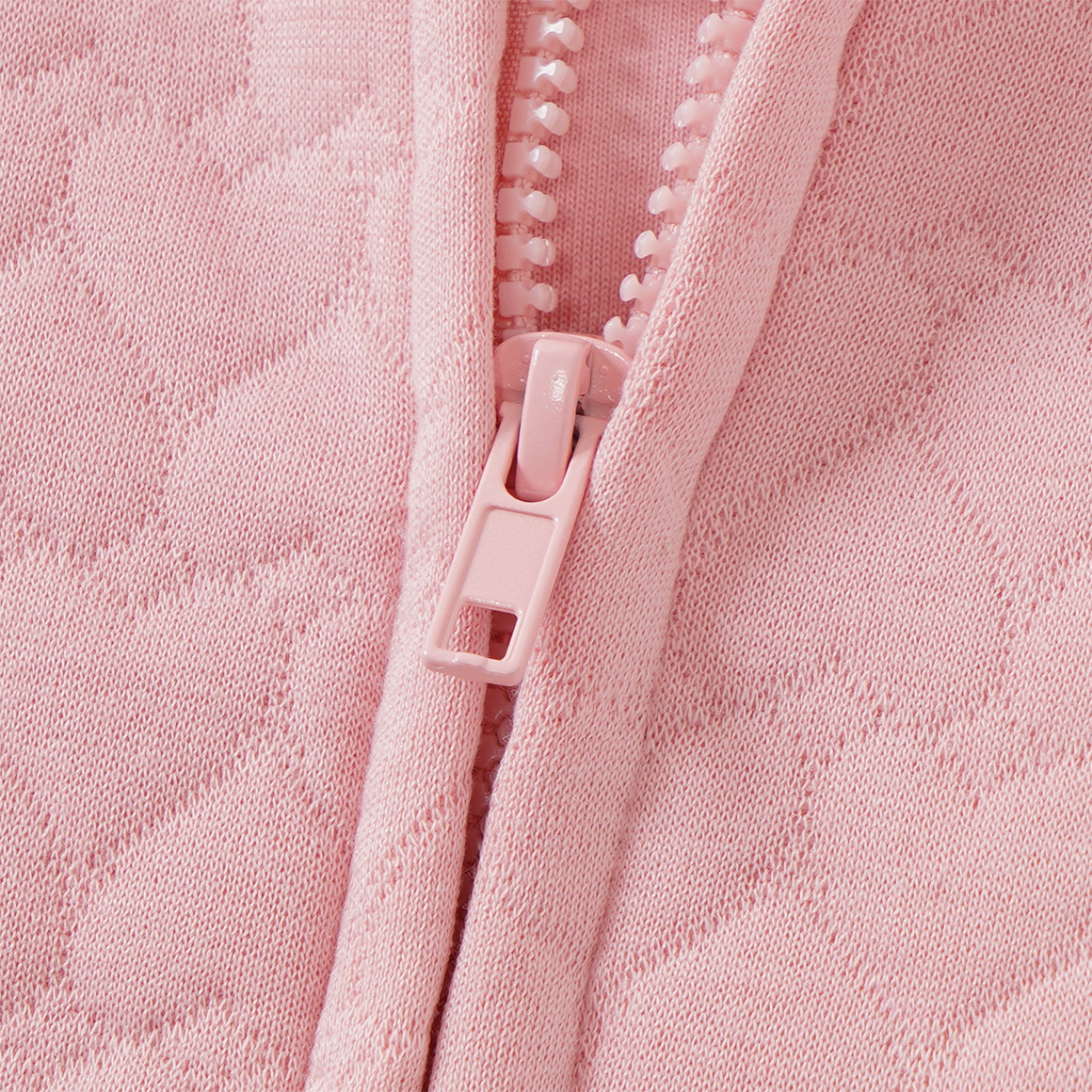 Mädchen Sweatjacke mit Herz-Steppung