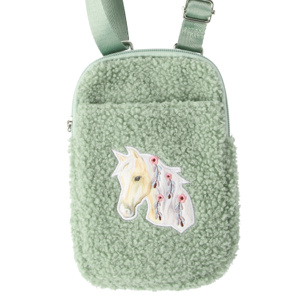 Mädchen Handytasche mit Pferde-Applikation