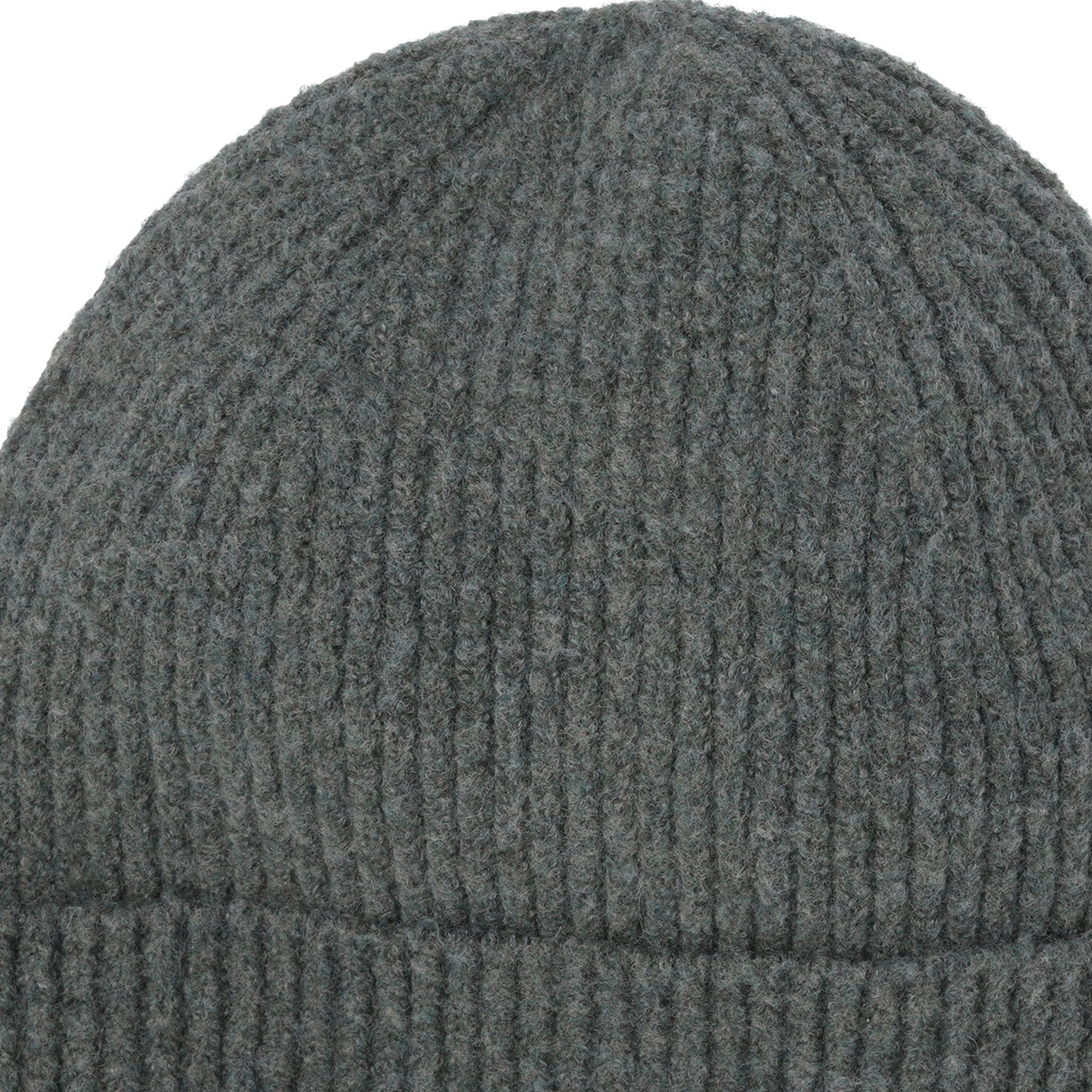 Damen Strickmütze mit Rippstruktur