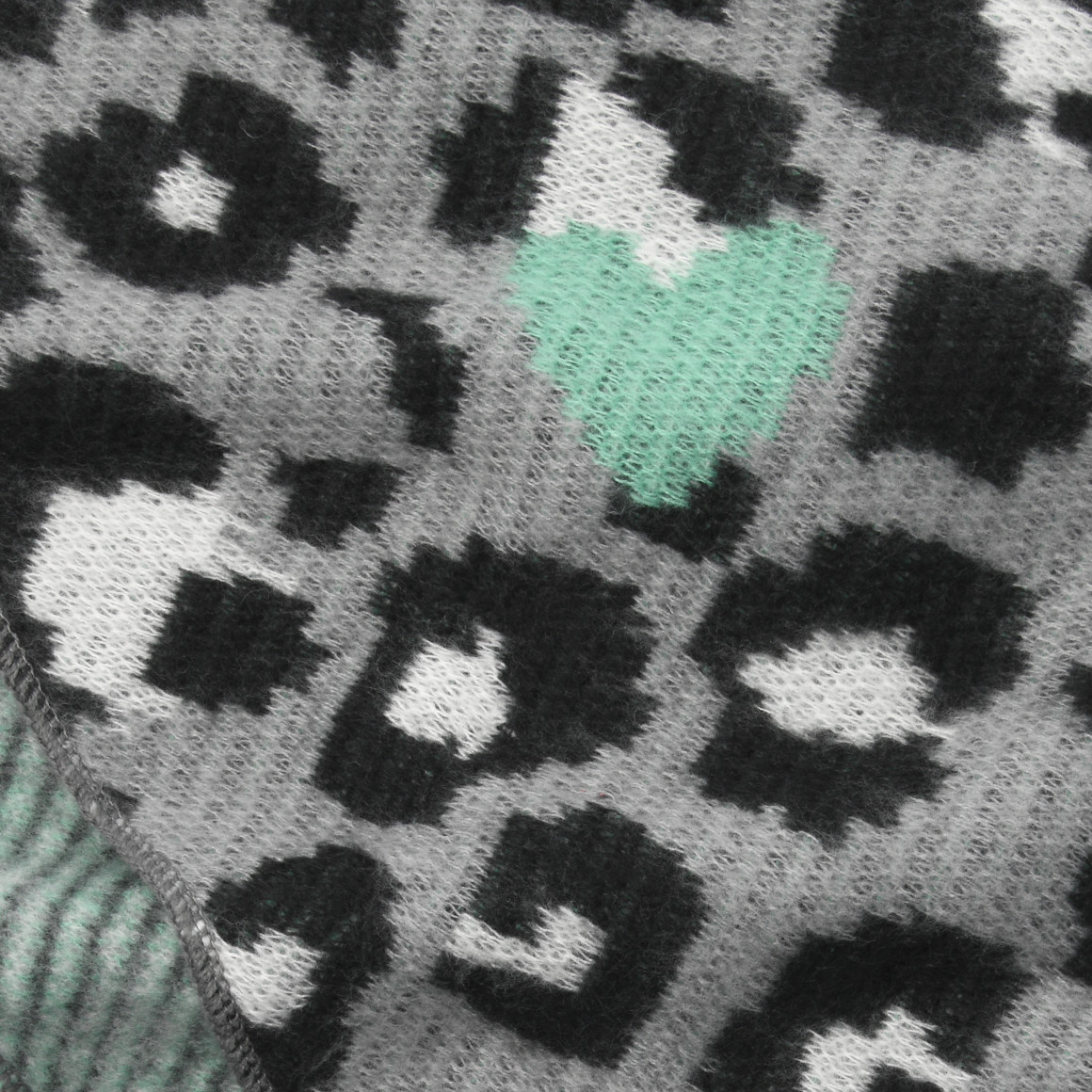 Dames driehoekige sjaal met leo patroon