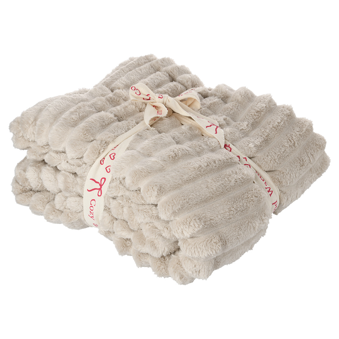 Gezellige deken in een gestreepte look