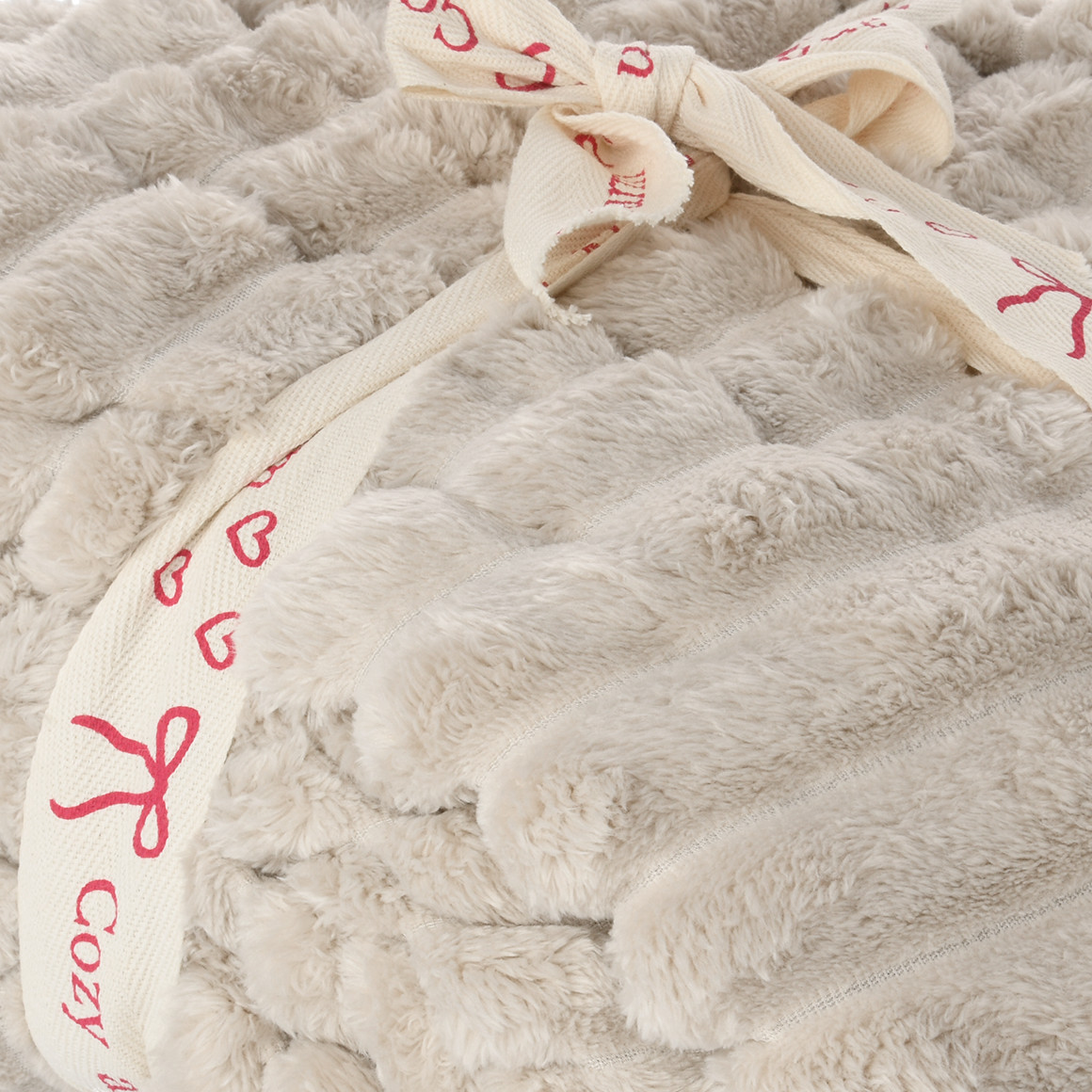 Gezellige deken in een gestreepte look