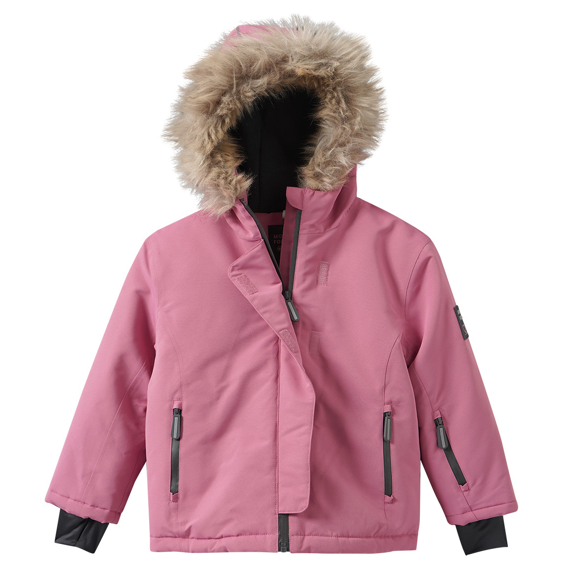 Mädchen Schneejacke in Unifarben