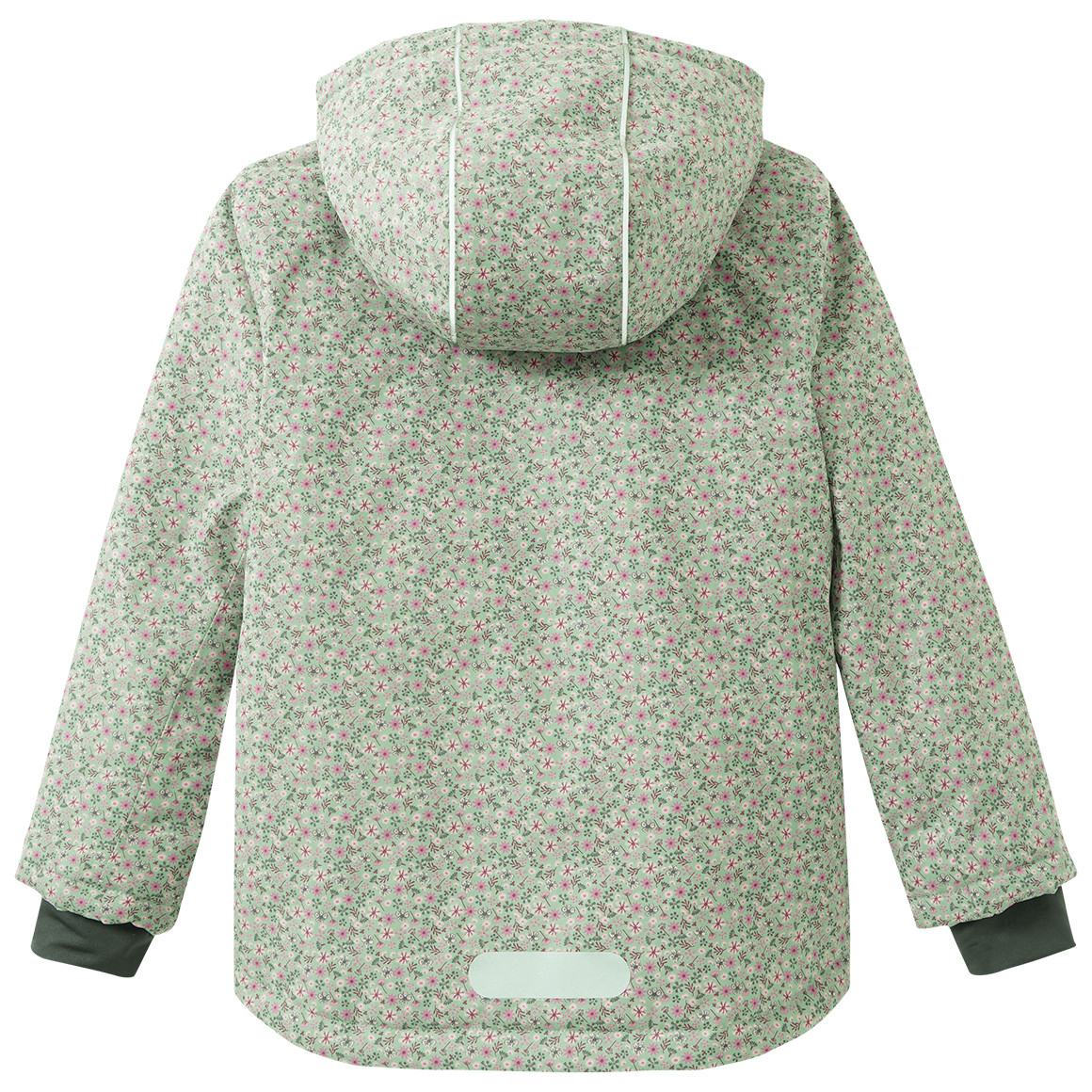 Mädchen Schneejacke mit Blümchen allover