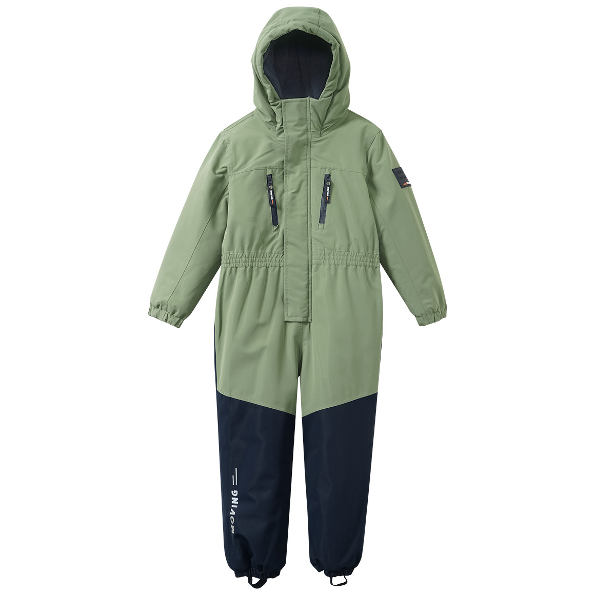 Jungen Schneeoverall mit Kapuze