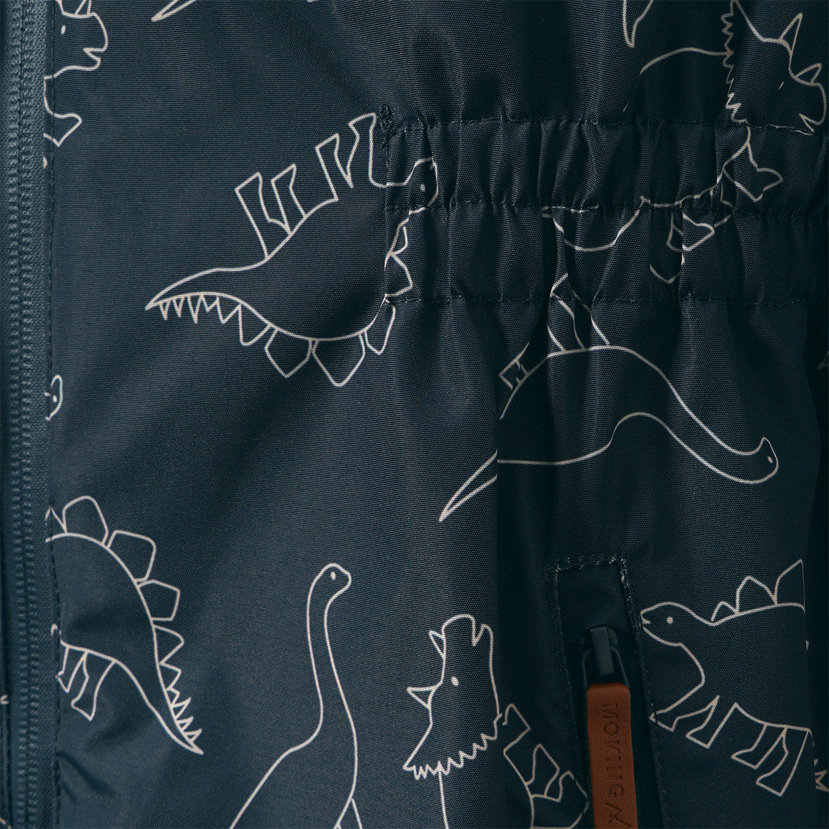 Jungen Schneeoverall mit Fellkapuze