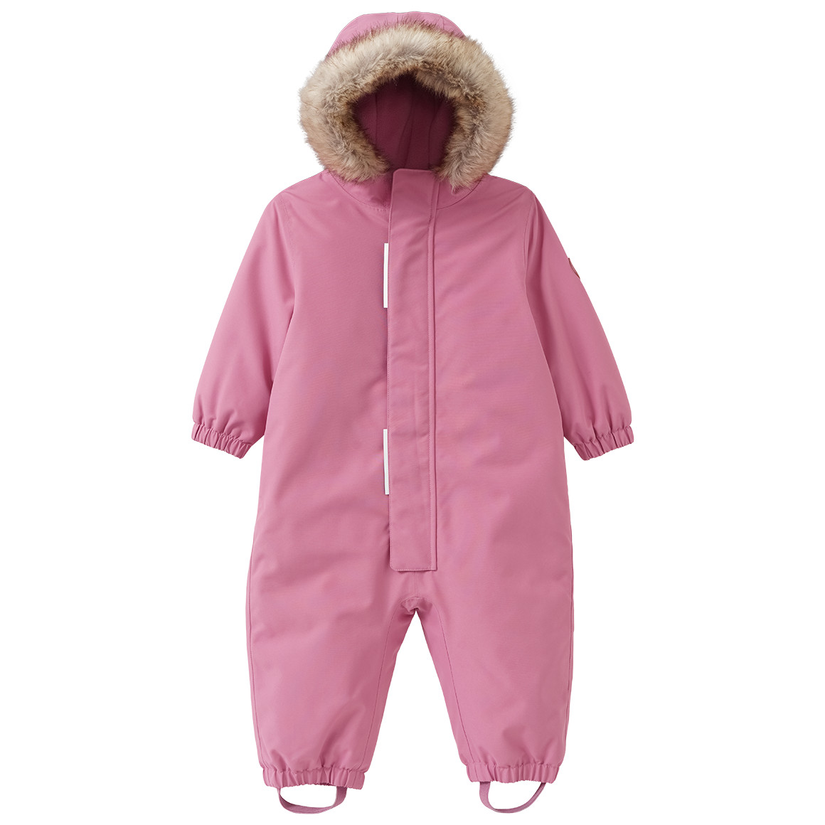 Baby Schneeoverall mit Fellimitat