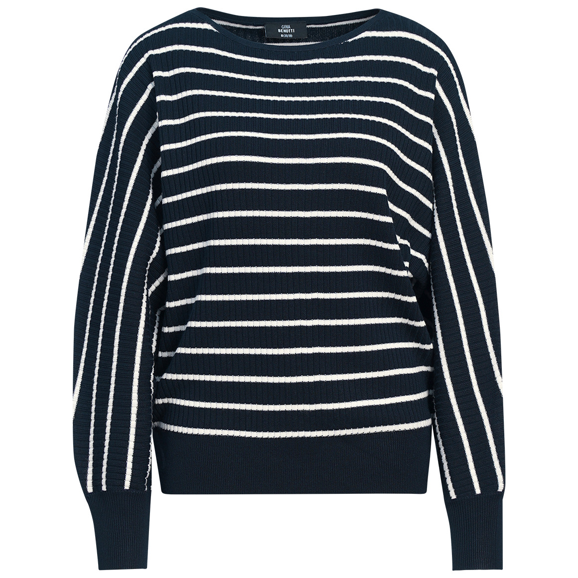 Damen Strickpullover mit Querrippen