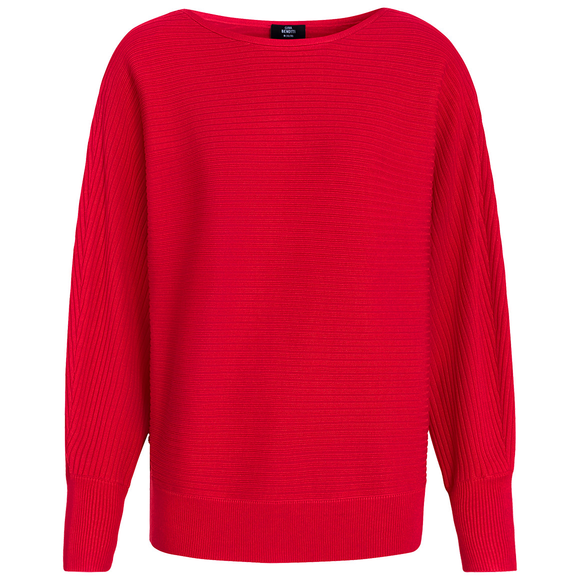 Damen Strickpullover mit Querrippen