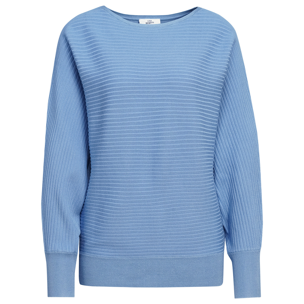 Damen Strickpullover mit Querrippen