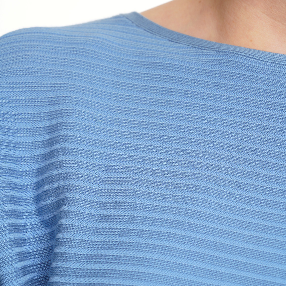 Damen Strickpullover mit Querrippen