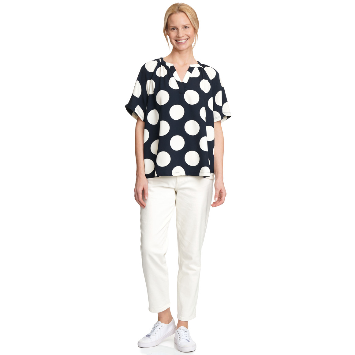 Damen Bluse mit kurzem Arm