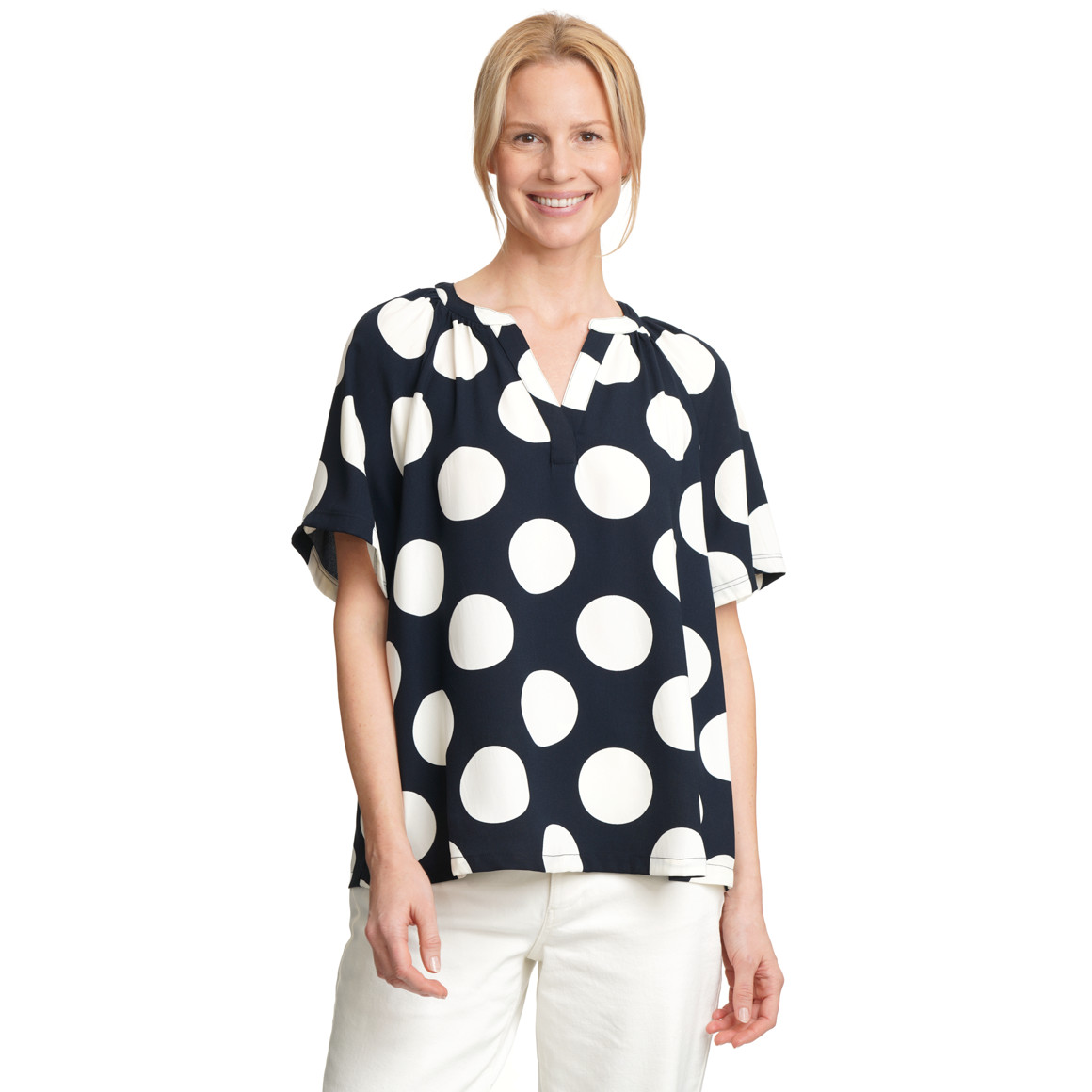 Damen Bluse mit kurzem Arm