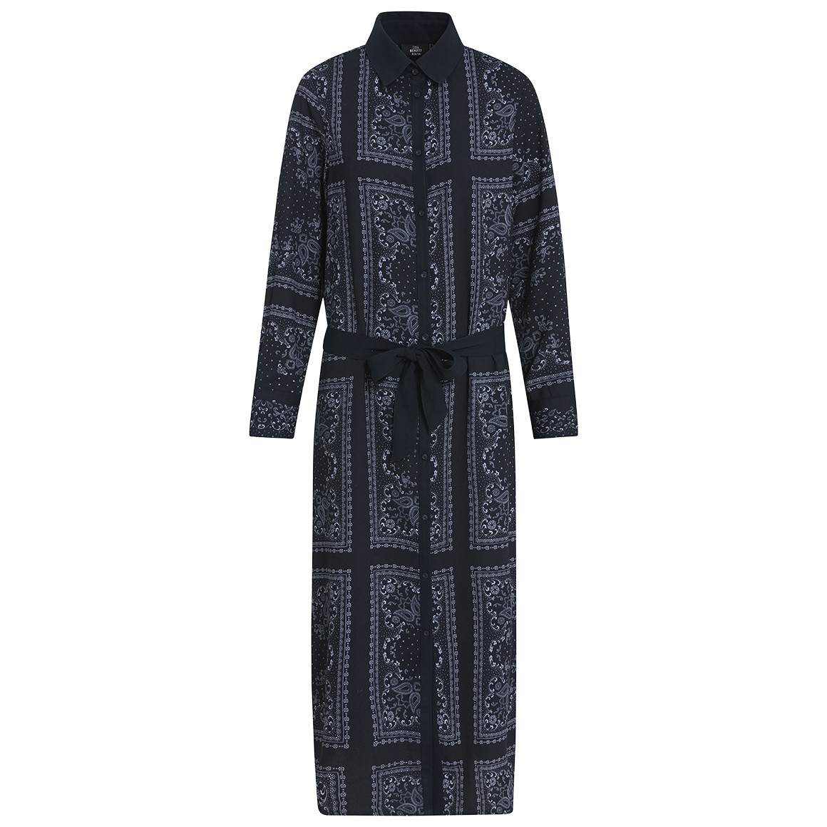 Damen Maxikleid mit Allover-Print