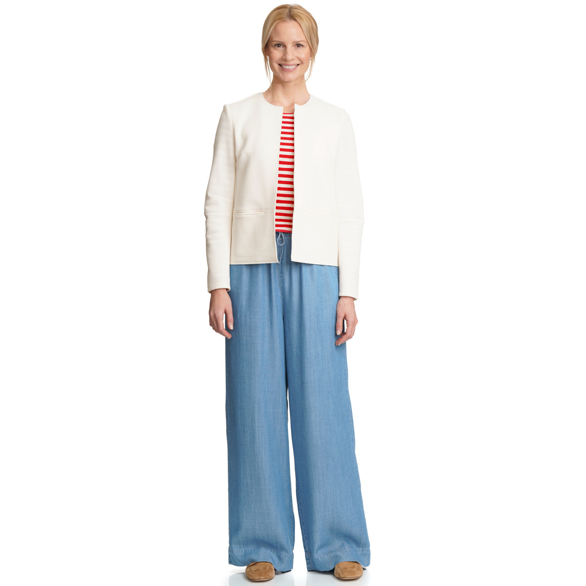 Damen Blazer mit leichter Struktur