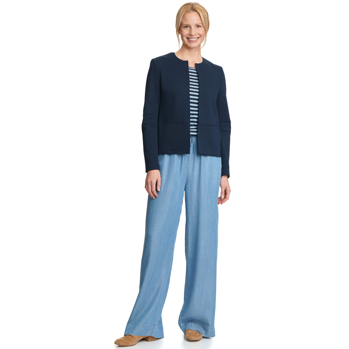 Damen Blazer mit leichter Struktur