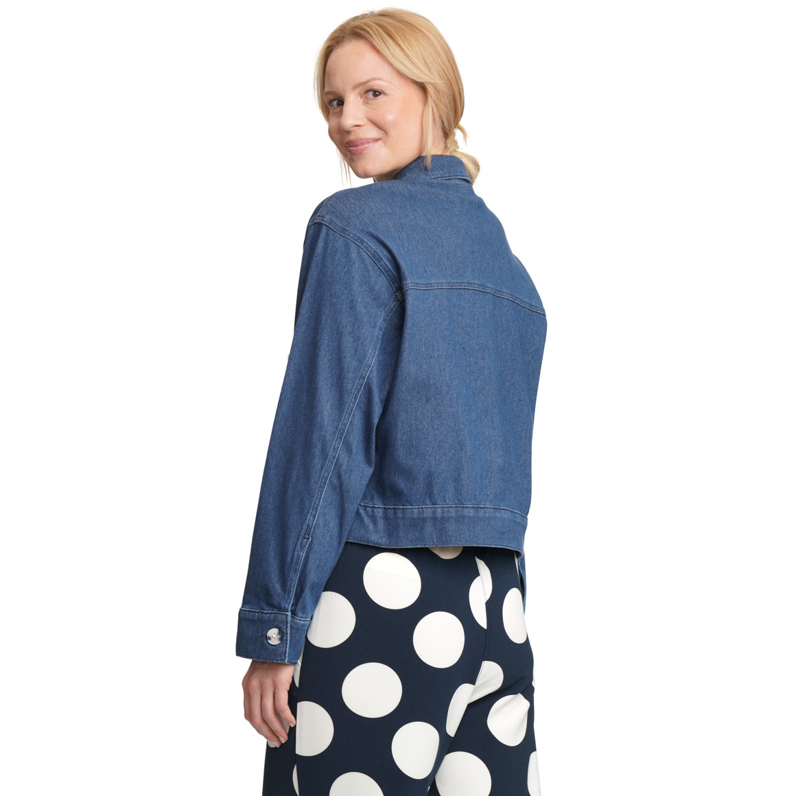 Damen Jeansjacke mit Knopfleiste