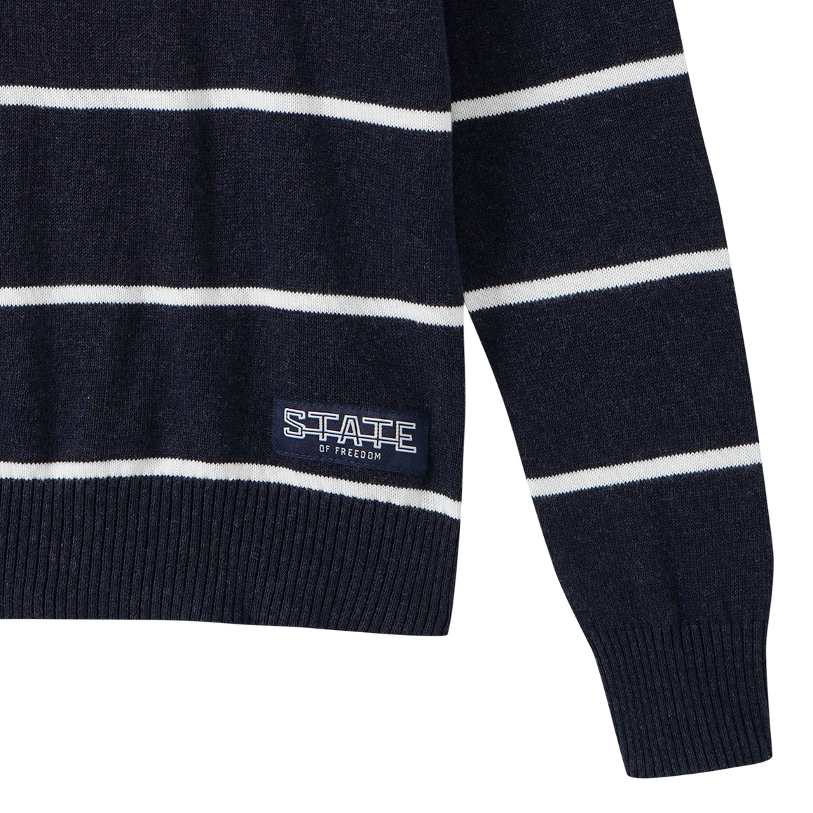 Jungen Pullover mit Streifen