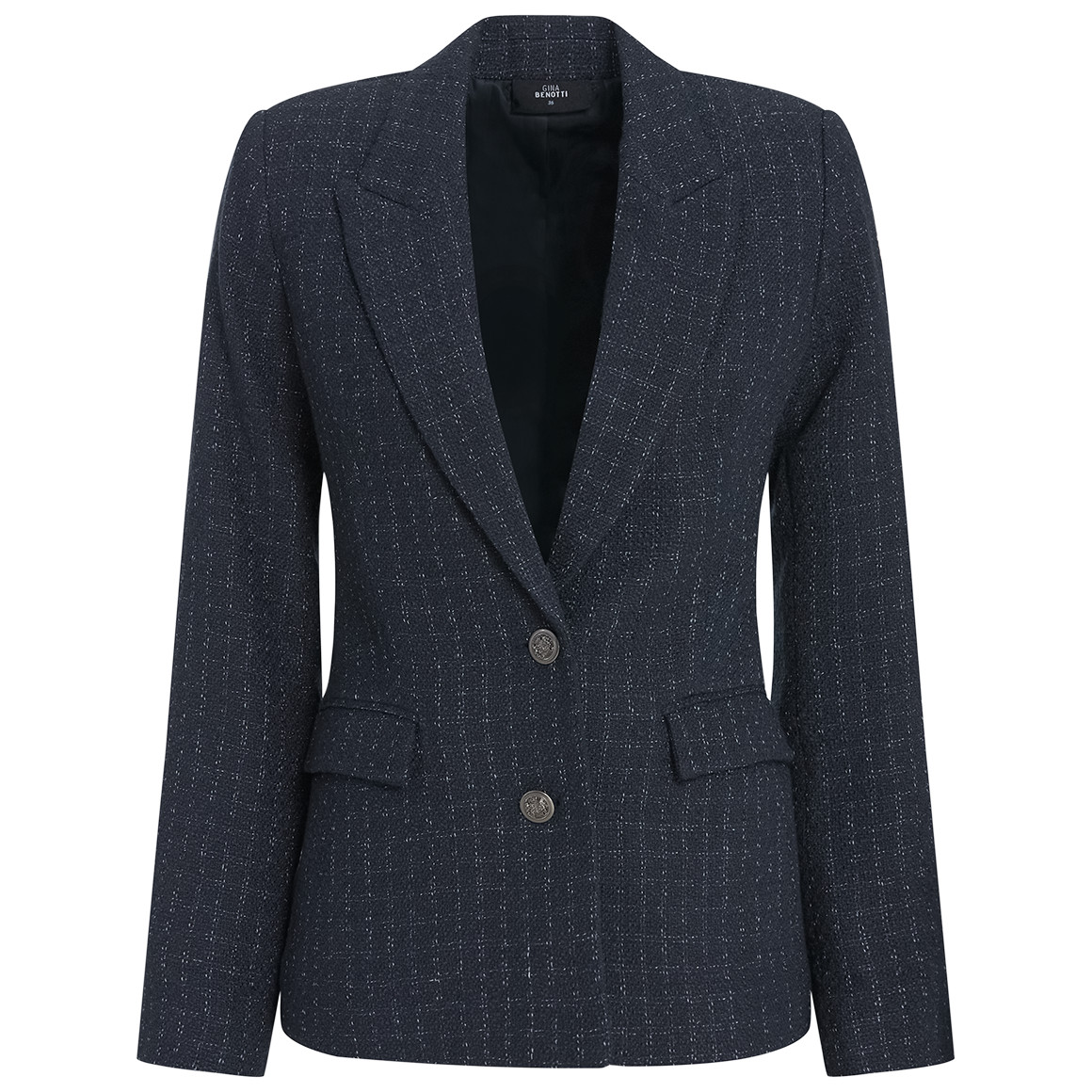 Damen Blazer in Bouclé-Optik