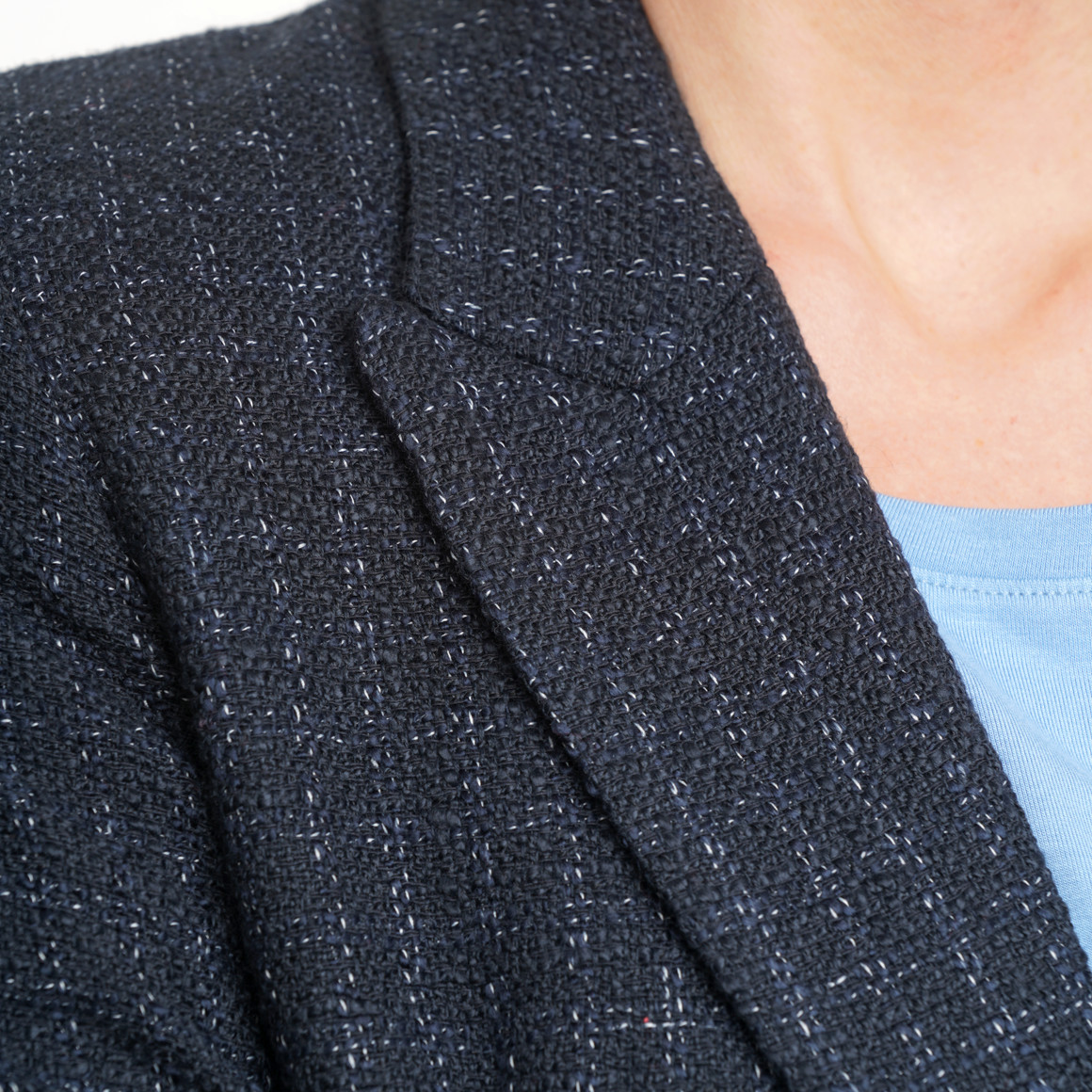 Damen Blazer in Bouclé-Optik