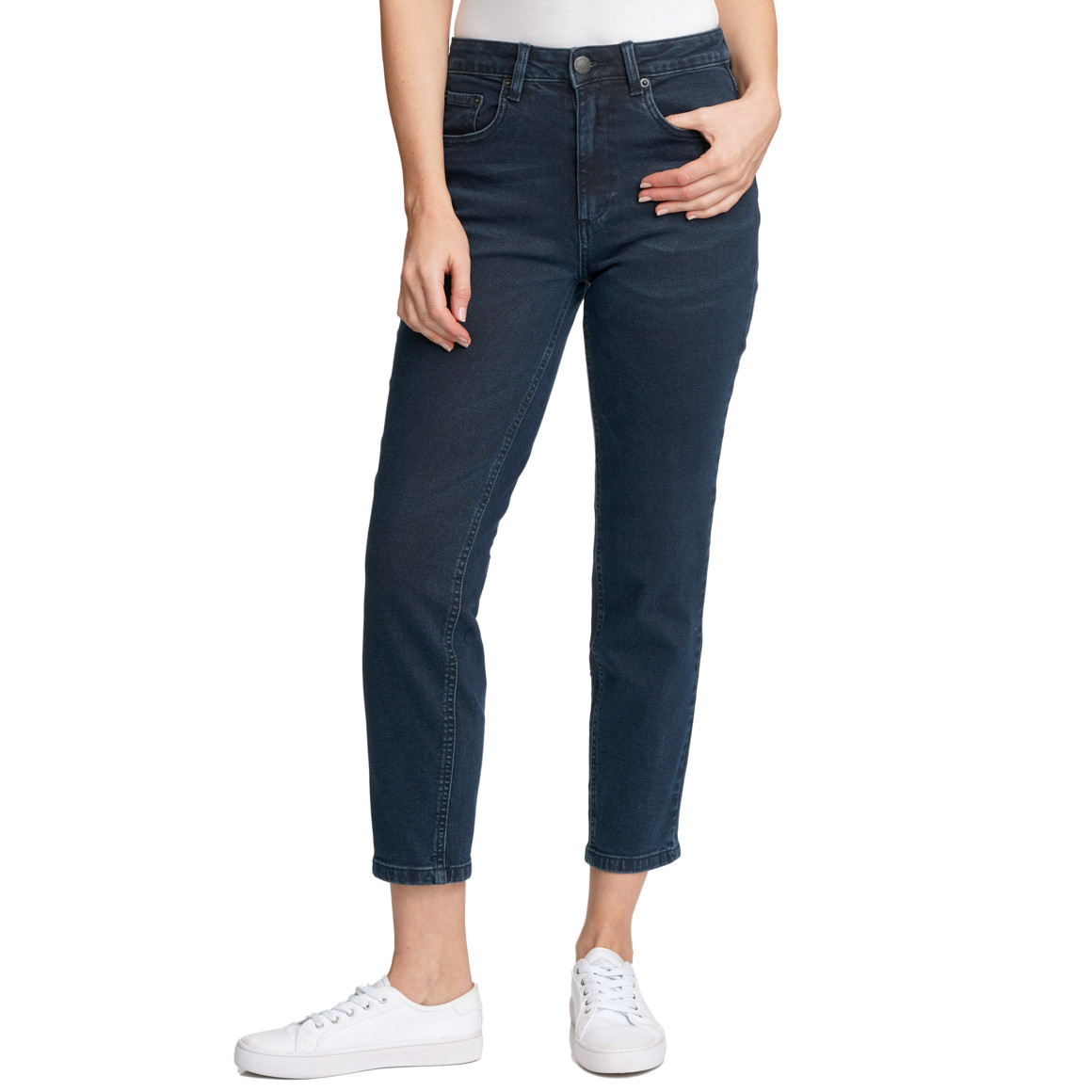 Damen Straight-Jeans im Five-Pocket-Style