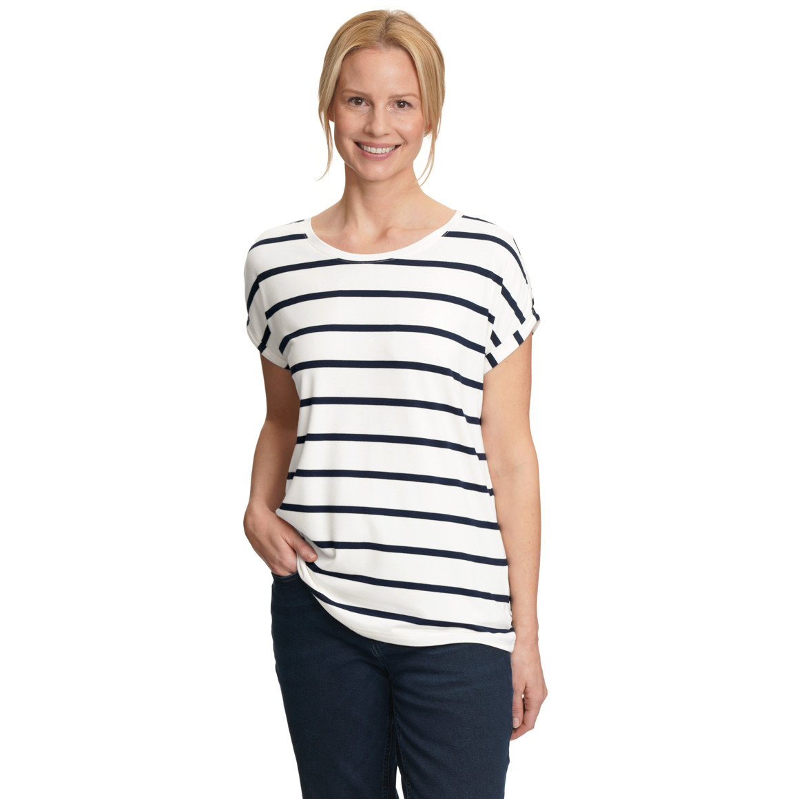 Damen T-Shirt mit Streifen