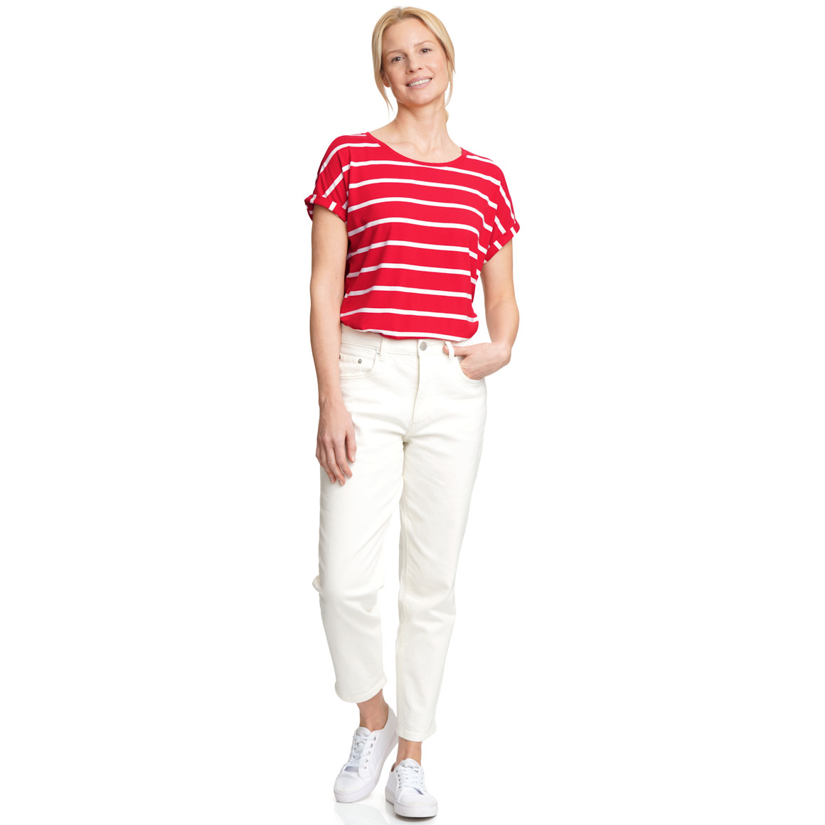 Damen T-Shirt mit Streifen