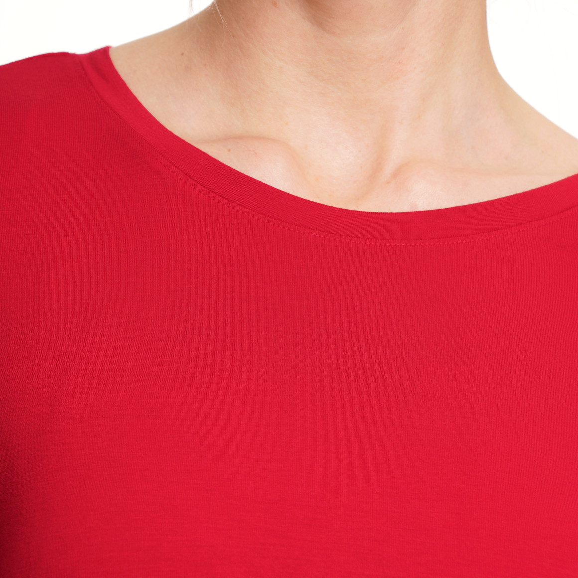 Damen T-Shirt unifarben