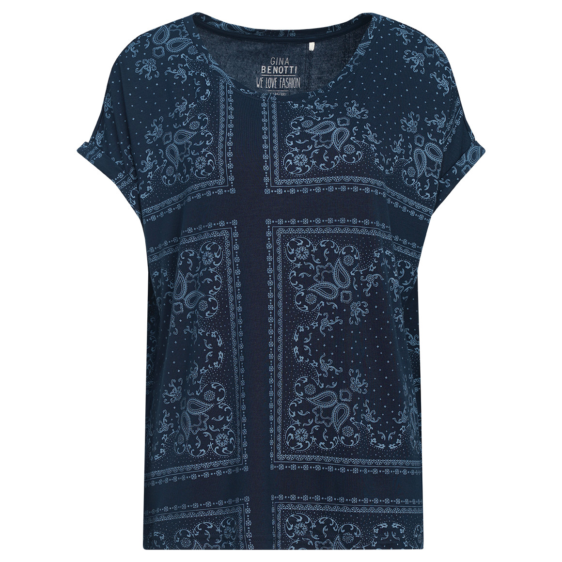 Damen T-Shirt mit Allover-Print