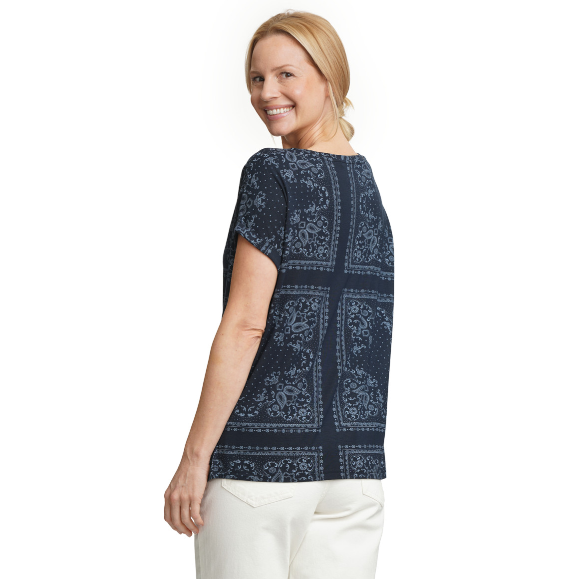 Damen T-Shirt mit Allover-Print