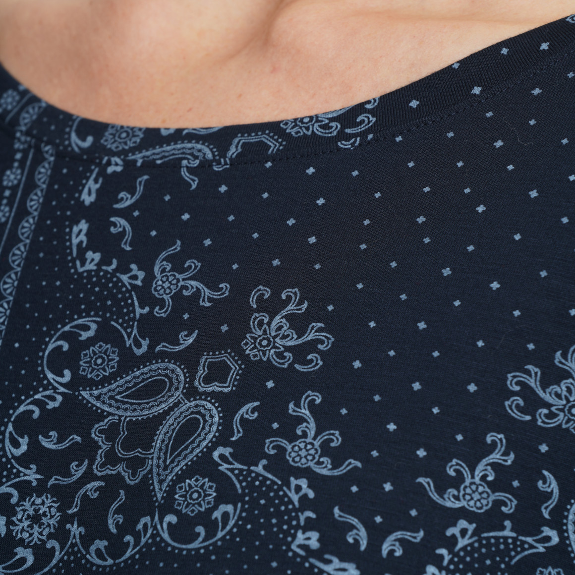 Damen T-Shirt mit Allover-Print