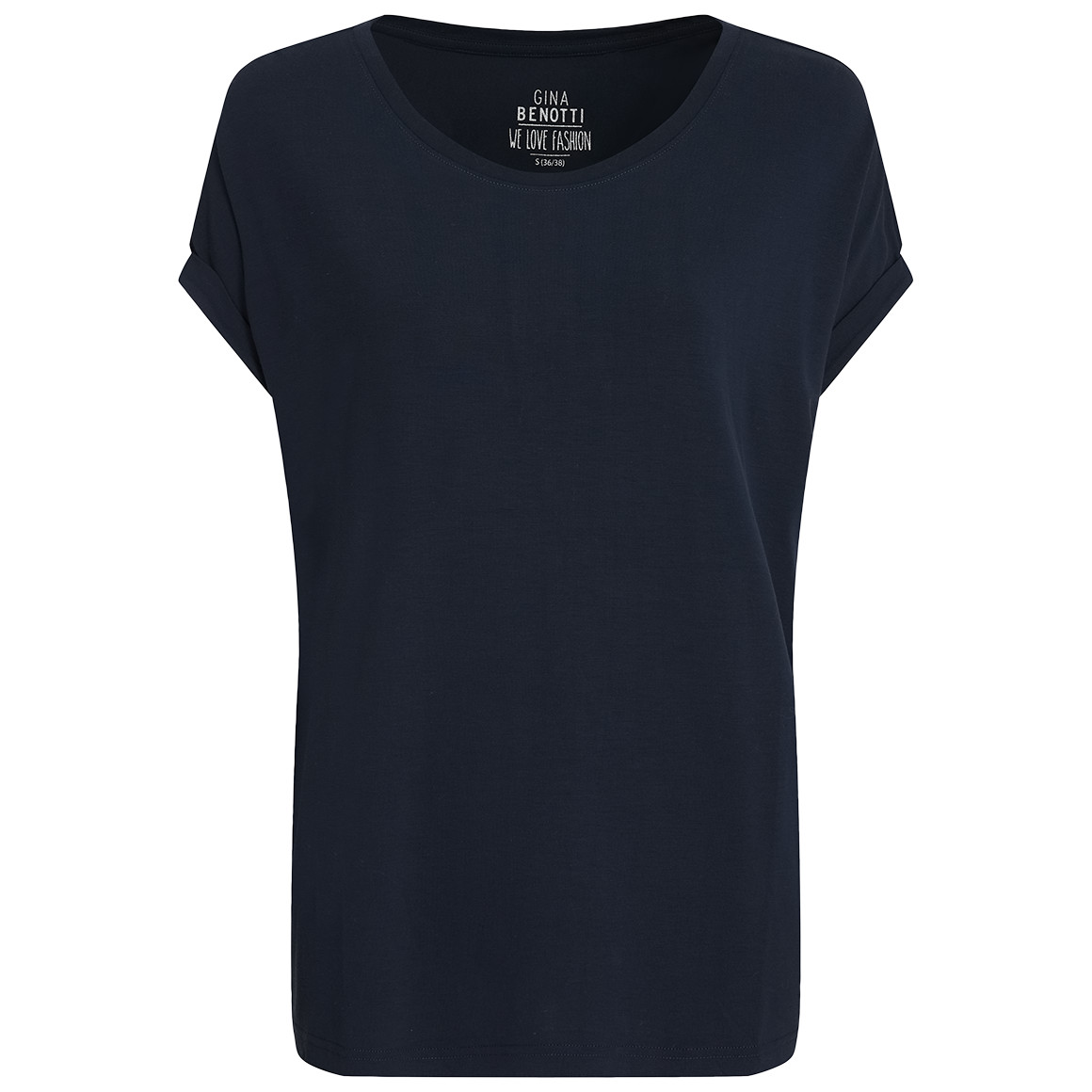 Damen T-Shirt unifarben