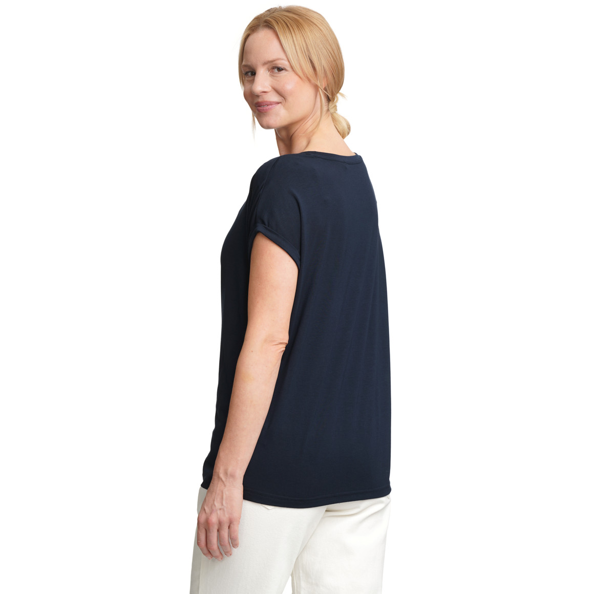 Damen T-Shirt unifarben