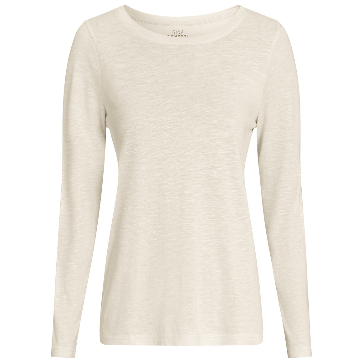 Damen Langarmshirt unifarben