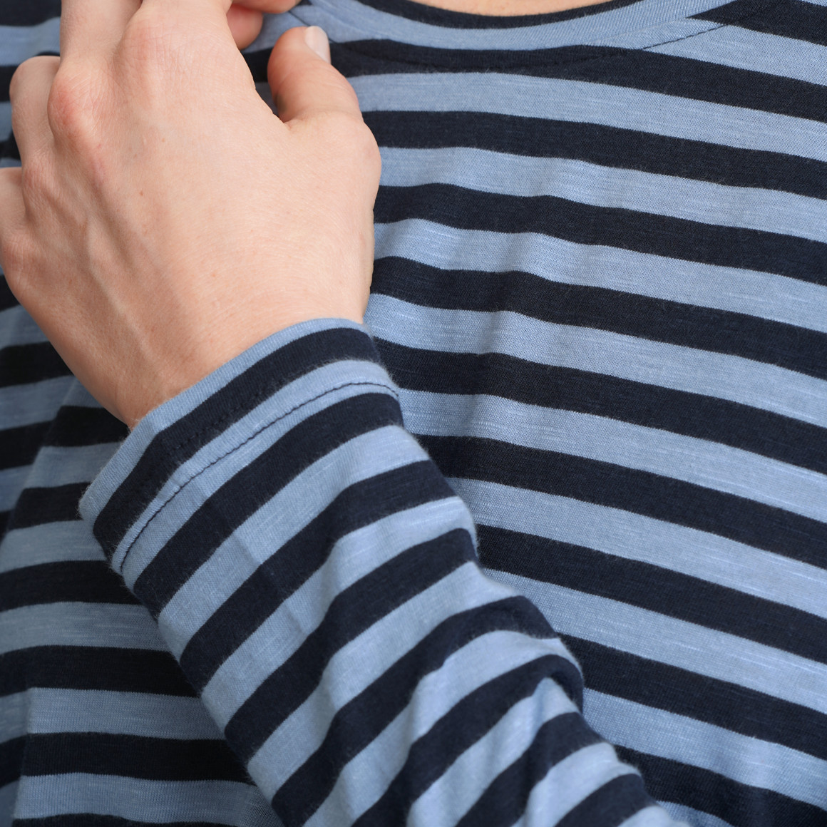 Damen Langarmshirt im Streifen-Look