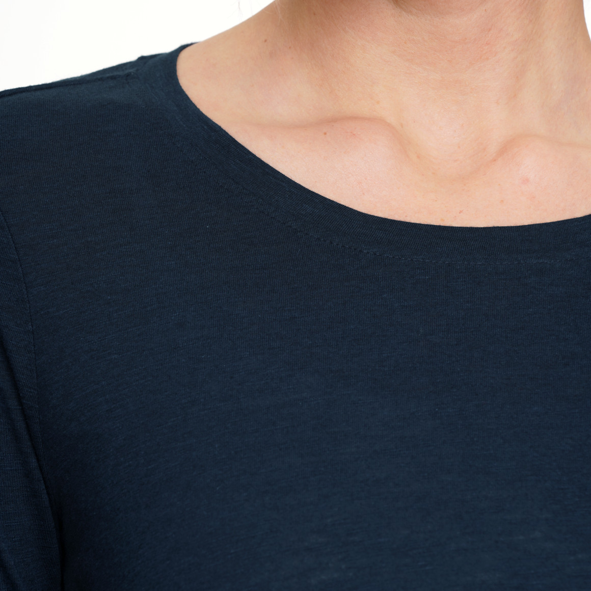 Damen Langarmshirt unifarben