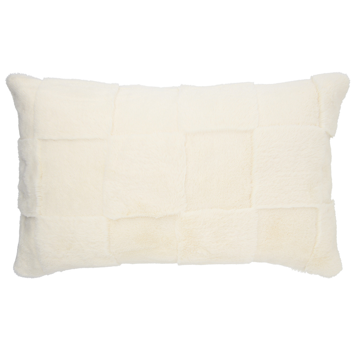 Kissenhülle mit Plüsch