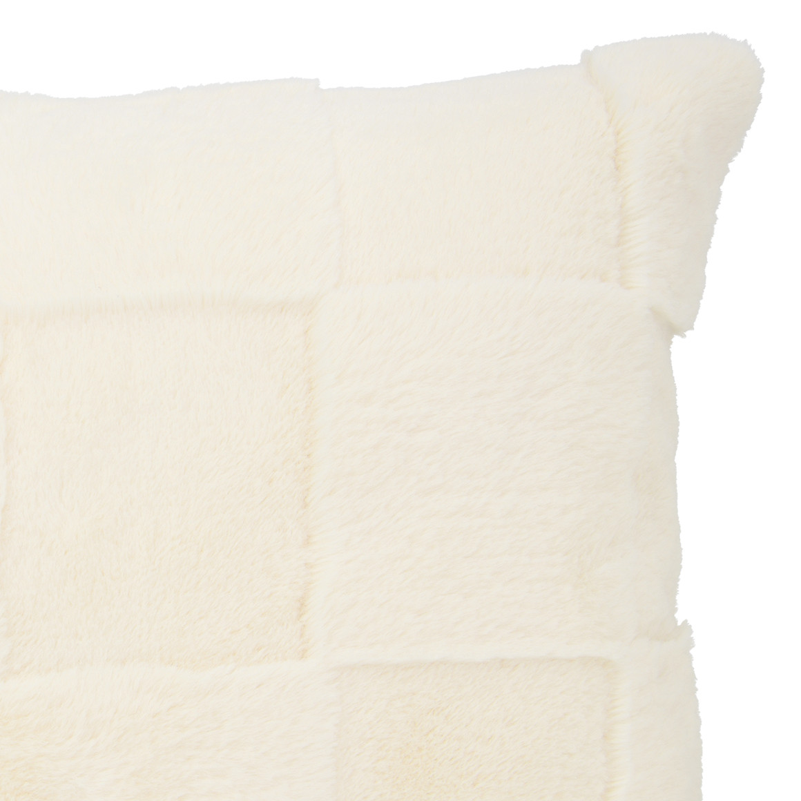 Kissenhülle mit Plüsch