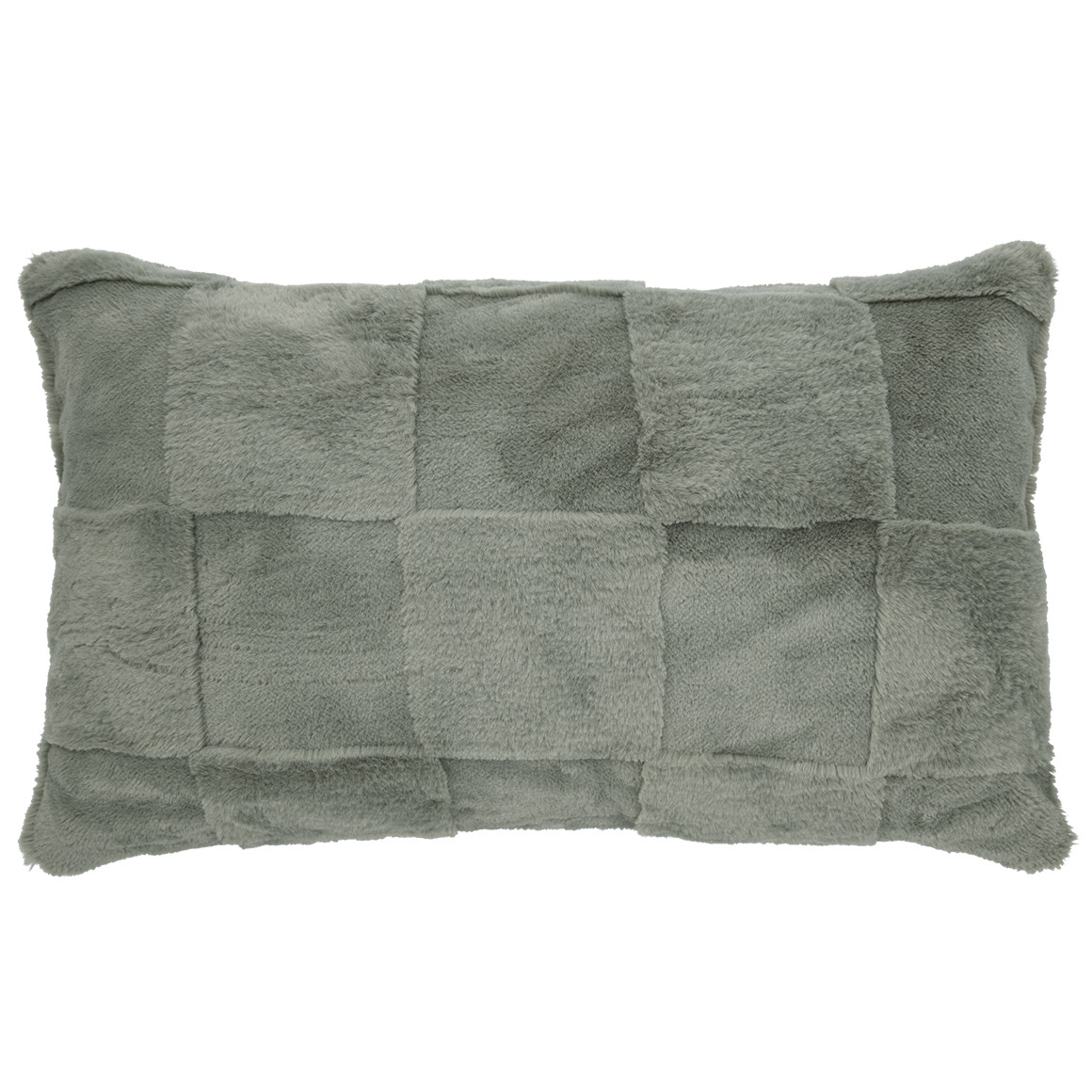 Kissenhülle mit Plüsch