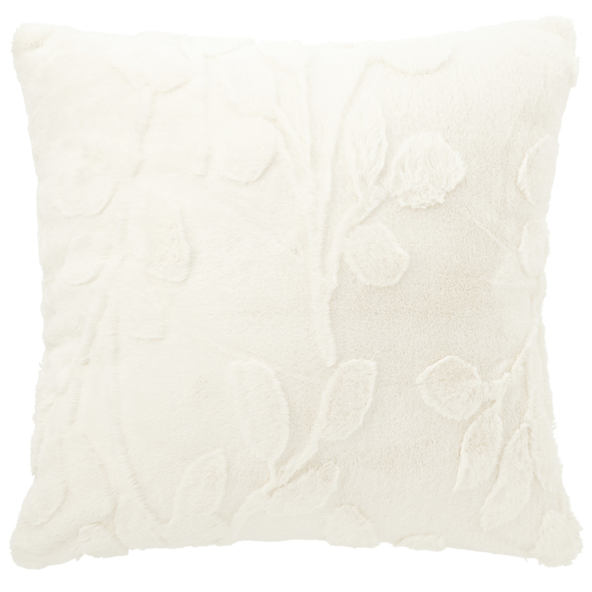 Kussenhoes met bladstructuur