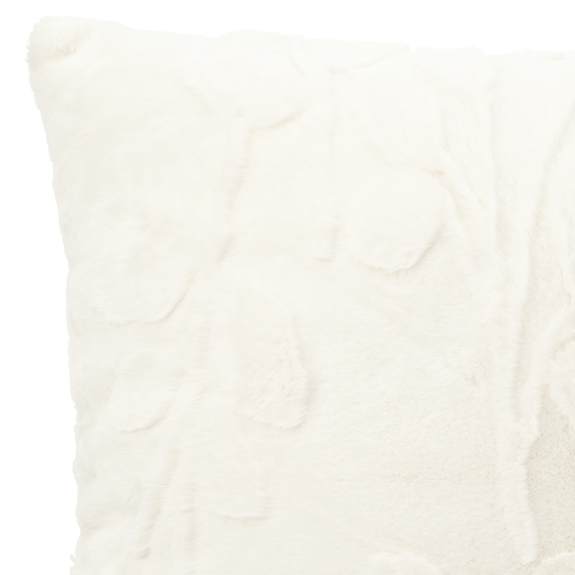 Kussenhoes met bladstructuur