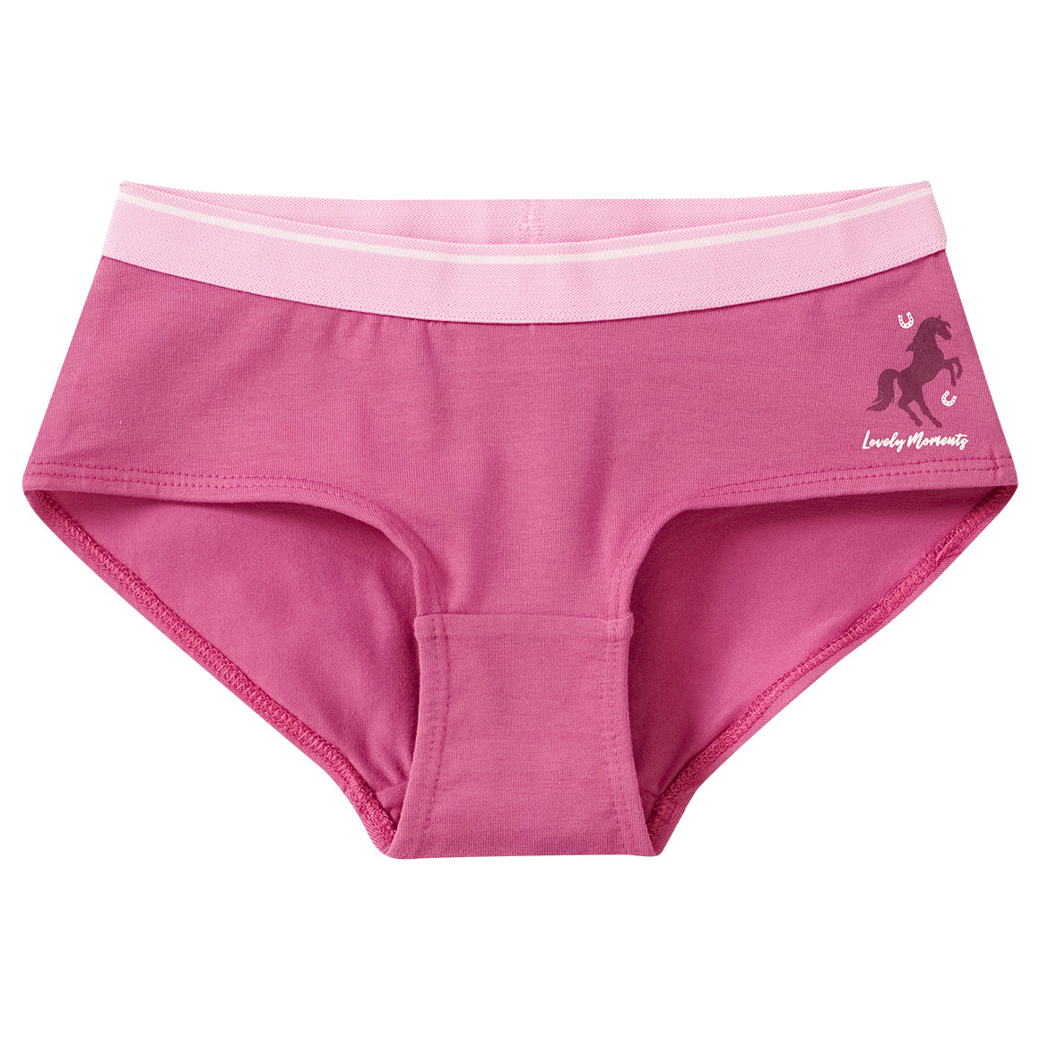 5 meisjesbroekjes met paardenmotieven