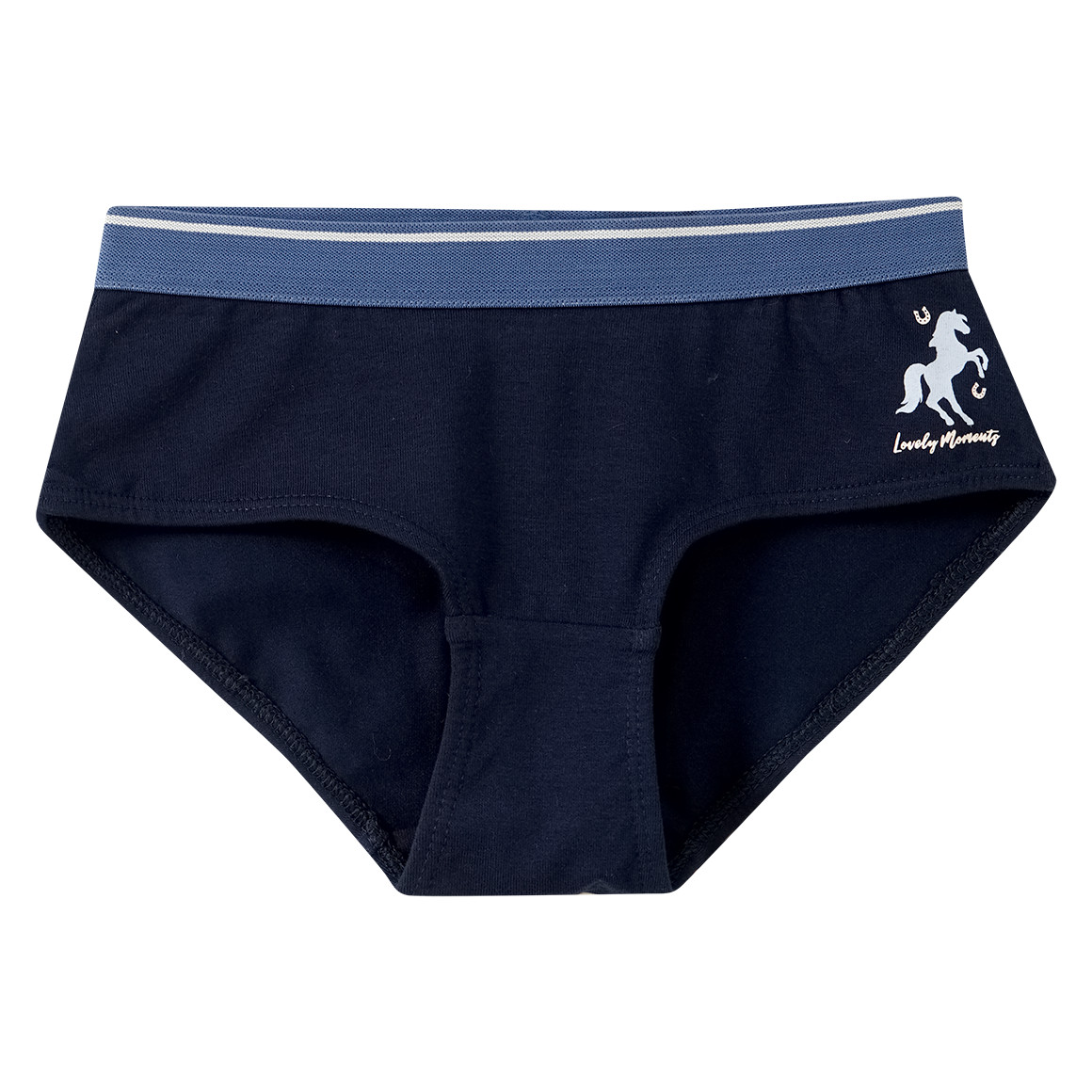 5 meisjesbroekjes met paardenmotieven