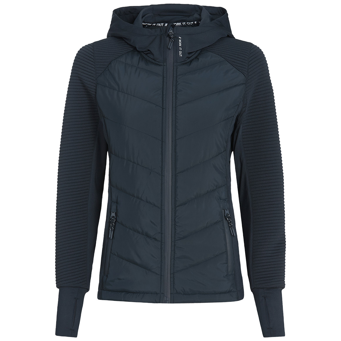 Damen Sport-Jacke mit Kapuze